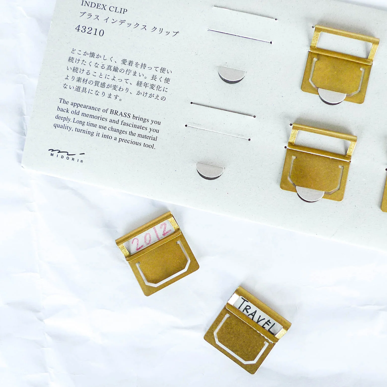 Brass Index Clips - Image 4