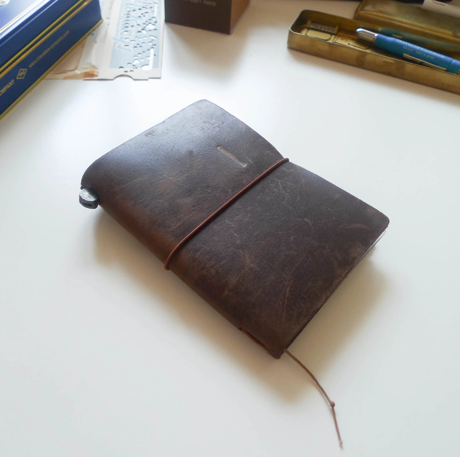 TRAVELER'S Notebook (Passport Size) Starter Kit in BROWN - Image 3